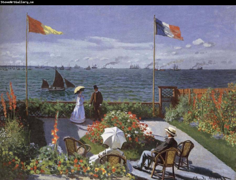 Claude Monet Terrace at Saint-Adresse